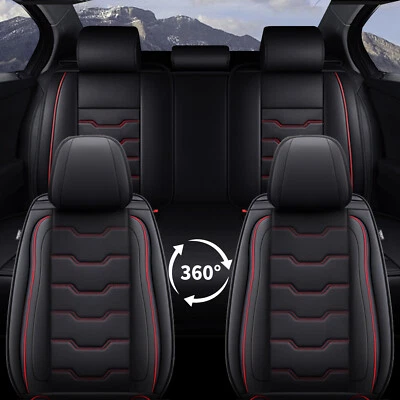 Car Seat Cover Full Set PU Leather Black Protector For Suzuki Kizashi 2010-2013 Foto 1 de 4
