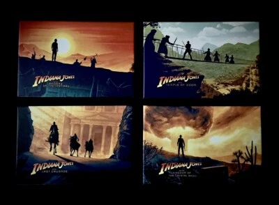 Indiana Jones™ ADVENTURE ART Raiders Temple Crusade Kingdom LIMITED EDITION Set - Image 1 of 4