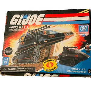 Hasbro G.I. Joe Cobra H.I.S.S. Set 100 Pieces Missing 1 Piece Decals Instruction - Picture 1 of 4