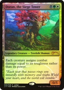 Doran, the Siege Tower *Judge Foil* | J17 Judge Gift Cards 2017 | MTG NM EDH - Picture 1 of 1
