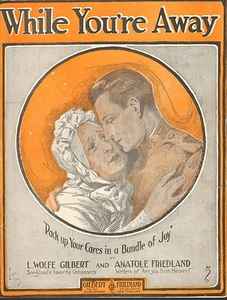 While You're Away de Gilbert and Friedland - Partituras - 1918 - Imagen 1 de 1
