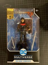 DC Multiverse Red Hood Unmasked Exclusive McFarlane Gold Label NEW