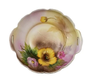 Antiguo cuenco de caramelo floral de porcelana pintado a mano Noritake Morimura vintage - Imagen 1 de 8