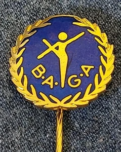 British Amateur Gymnastics Association Enamel Pin Badge BAGA Collectable - Picture 1 of 2