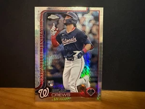 Dylan Crews 2025 Topps Chrome Refractor RC Nationals #146 in Nice Condition!! - Picture 1 of 6