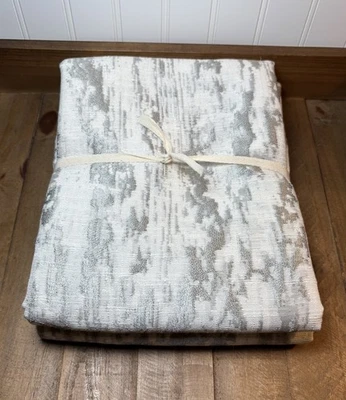 West Elm Bark Texture Jacquard  Curtain ~ 48” x 84” ~ Opaque - Image 1 of 4