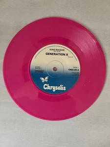 Generation X – King Rocker 1979 7" Single! Rare Pink Vinyl Variant! - Picture 1 of 4