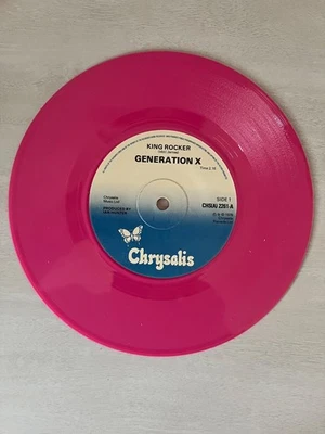 Generation X – King Rocker 1979 7" Single! Rare Pink Vinyl Variant! - Image 1 of 4