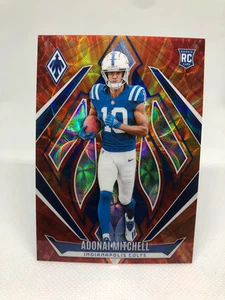 Adonai Mitchell 2024 Panini Phoenix Fireburst Prizm /350 Card #153 Colts QTY - Picture 1 of 2