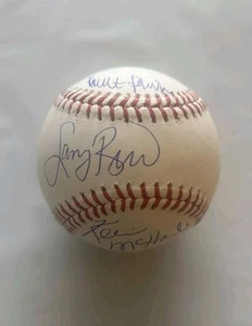 LARRY BIRD/ROBERT PARISH/KEVIN McHALE BOSTON CELTICS Signed MLB BASEBALL JSA 349 - Picture 1 of 2