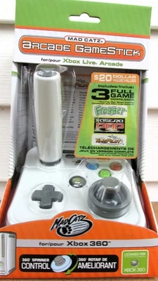 Mad Catz Arcade GameStick for Xbox 360 USB White 4758 New in Box - Image 1 of 4