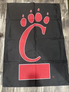 University of Cincinnati Bearcats Flagge/Banner UC groß 3,5 x 2,5 42 x 30 Zoll - Bild 1 von 2