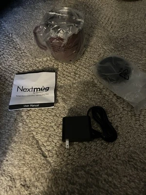 NextMug de Nextboom MMA-1122 autocalentable con cargador borgoña - NUEVO EN CAJA COMO NUEVO Foto 1 de 3