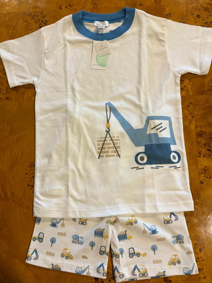 pima cotton pajama set for boys - Image 1 of 1