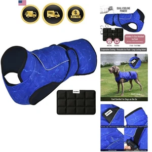 Dog Cooling Vest with Ice Pack Evaporative Cooling Jacket for Large Dogs - Picture 1 of 8