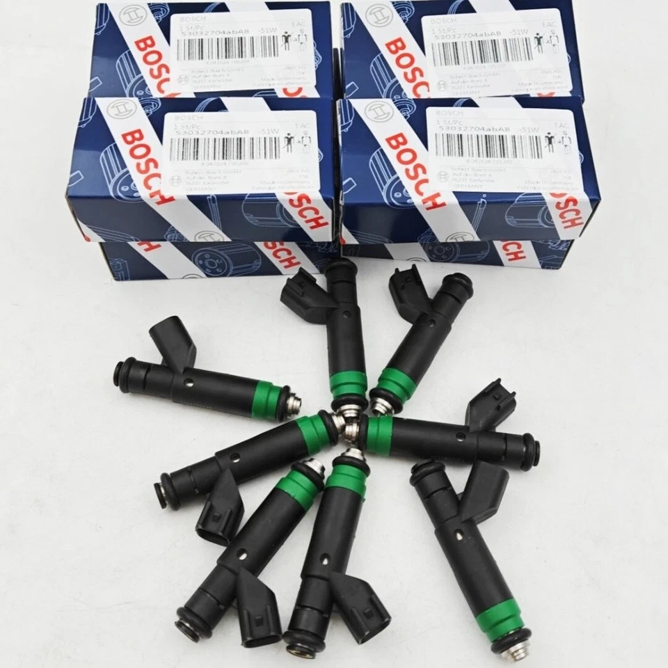 8 piezas inyectores de combustible 53032704AB para Dodge Dakota Ram 1500 Durango 2004-2007 4,7 L Foto 1 de 4