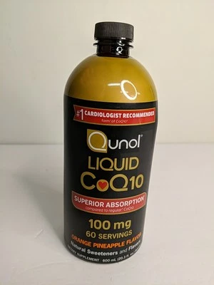 Qunol Líquido CoQ10 Absorción Superior Suplemento Natural 100mg 20 OZ Exp 12/26 Foto 1 de 4