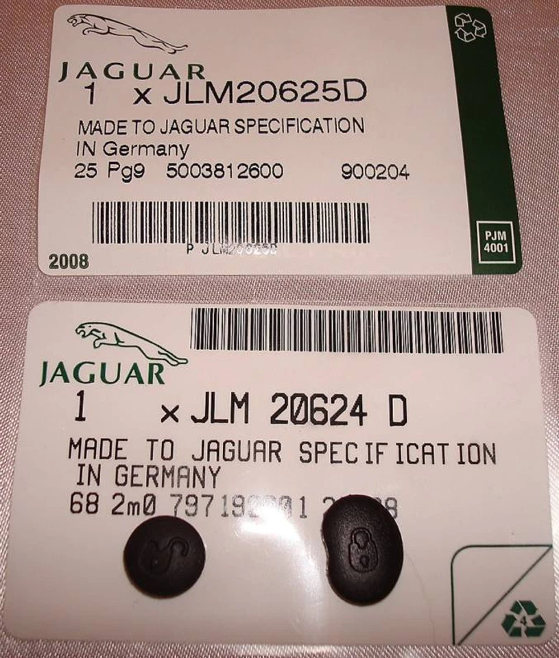 GENUINE JAGUAR XJ6 XJ12 XJR 95 96 97  KEYLESS ENTRY REMOTE BUTTONS REPAIR KIT   - Image 1 of 1