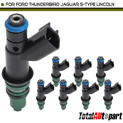 Inyector de combustible 8 piezas para Ford Thunderbird 2002 Jaguar tipo S Lincoln LS 2000-2002 Foto 1 de 4