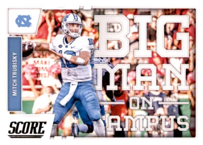 2017 Score Big Man On Campus Mitchell Trubisky Mitch Insert Rookie RC Bears #2 - Image 1 of 2