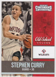 STEPHEN CURRY Old School Farben ENTWURF AUSWAHL College Basketball Karte KRIEGER! - Bild 1 von 2