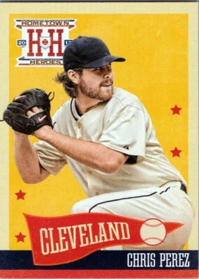 2013 Hometown Heroes #188 Chris Perez Cleveland Indians - Image 1 of 2