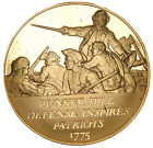 American Revolution 1775~Bunker Hill Battle, British Lose 1,054 Men~Bronze~#M121