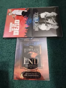 Shaun of the Dead Hot Fuzz World's End UK Steelbook Cornetto Trilogy Open Mint - Picture 1 of 17