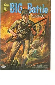 VINTAGE UNCUT 1964 BIG BATTLE WWII PAPER DOLL ORG SZ HD~LASER REPRODUCTION~ - Picture 1 of 8