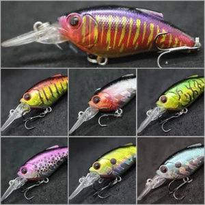 Crankbait Fishing Señuelos Shallow Water Jerkbait Wide Wobble para la pesca de lubina C647 - Imagen 1 de 119