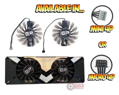PALIT 2080 Ti GamingPro OC / Dual RTX Replacement GPU Cooling Fan GA92S2H - Image 1 of 4
