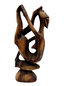 Antike Original geschnitzte Holz Vintage Holzschnitzerei Figur Skulptur Statue - Bild 1 von 8