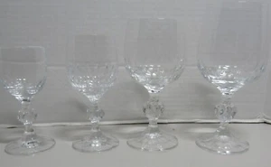 Belfor Crystal Stemware Derby Pattern Czechoslovakia Mixed Sizes You Choose - Picture 1 of 4