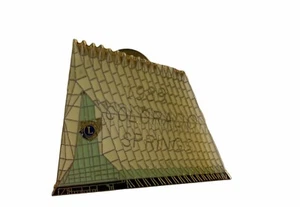 Prendedor de capilla Lioness Club 1989 Colorado Springs Air Force Academy AF de colección - Imagen 1 de 4