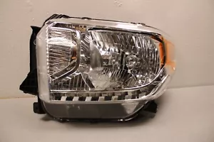 2014 2015 2016 2017 TOYOTA TUNDRA LEFT SIDE HALOGEN HEADLIGHT - Picture 1 of 11
