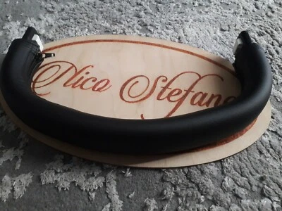 New faux leather COVER fit Bugaboo Donkey bumper bar - black