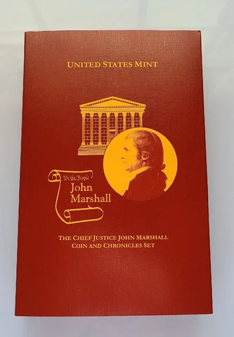 2005 John Marshall Coin and Chronicles Set with UNC Silver Dollar - Item # 9995 Cover