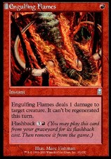 Engulfing Flames NM FOIL Odyssey MTG Magic Cards Red Uncommon