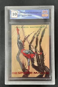 1993 Marvel Masterpieces #5 Spider-Man GCG 10 - Picture 1 of 2