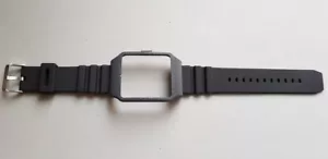 Sony SmartWatch 3 SWR50 Dark Grey Housing & Black Rubber Strap - Picture 1 of 11