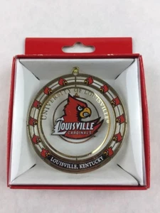 Nations Treasures Louisville, Kentucky Cardinals Painted Metal Souvenir Ornament - Picture 1 of 5