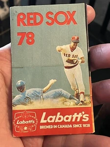 1978 Boston Red Sox Pocket Schedule - Picture 1 of 7
