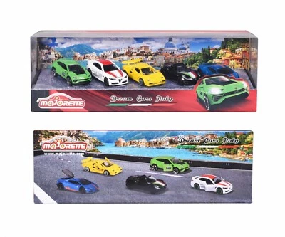 Majorette Model Car metallo confezione regalo 5 Dream Cars Italy. Alfa. Lambo... - Immagine 1 di 4