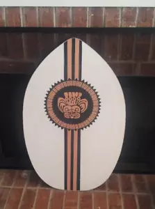 Skim Board Skimboard 31.75x20.5" Mayan Man Summer Water Sports - Picture 1 of 4