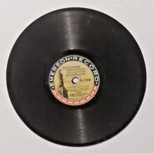 Emerson Military Band - Baltimore Centennial / Ben Hur Chariot Race 7" - 78 RPM - Picture 1 of 4