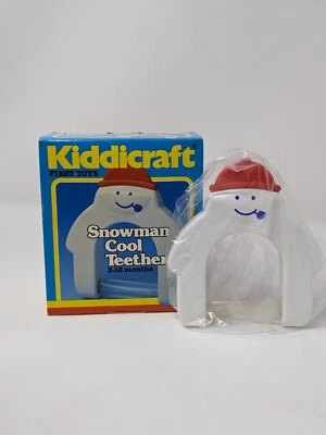 Muñeco de nieve Kiddicraft de colección juguete mordedor fresco para bebés de 3 a 12 meses nuevo stock antiguo Foto 1 de 4