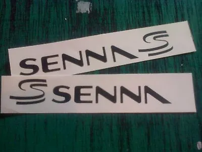 Ayrton Senna F1 Wing Mirror Car Window Race Decal Sticker Cheaper Than Freepost • 2.10£