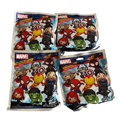 Marvel Serie 10 Coleccionistas 3D Bolsa Clip Misterioso Bolsas Ciegas Sin Abrir - Lote de 4 Foto 1 de 2