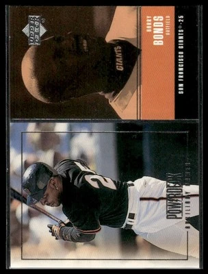 1999 Upper Deck PowerDeck #AUX-19 Barry Bonds Auxiliary Power - Image 1 of 2