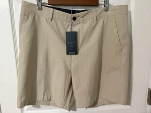 NEU VRST Chino 7" Schrittlänge Golf Stretch atmungsaktiv Shorts in Stone Quarry Größe 38 - Bild 1 von 7